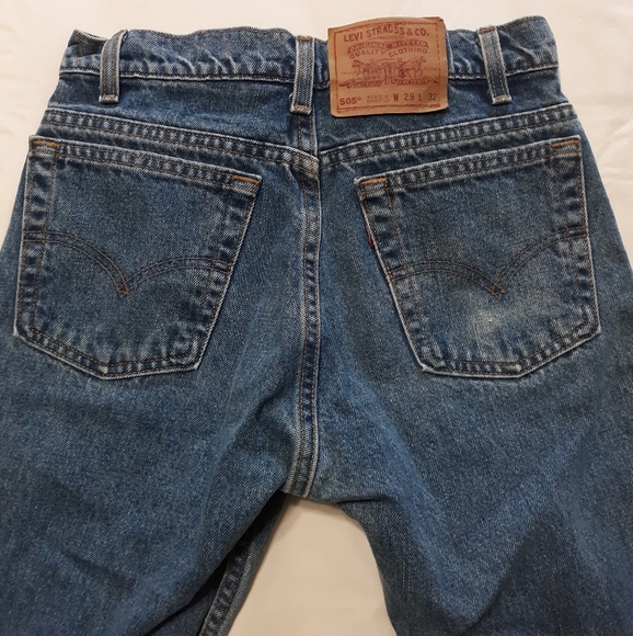 Levi's 505 straight fit men's jeans W29 L32 - Picture 8 of 9